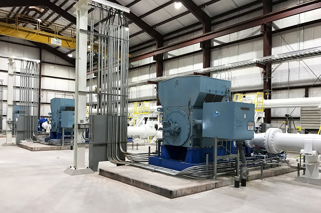 Sea-water pump synchronous motor replacement project image
